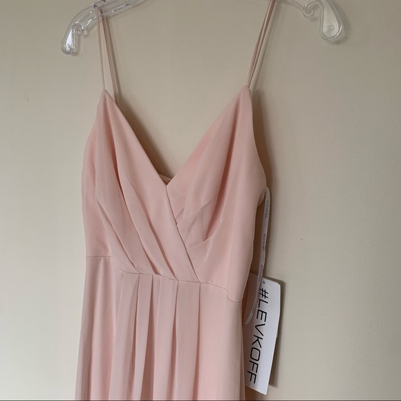 Bill Levkoff Chiffon Bridesmaid Dress Size Zero - Picture 4 of 16